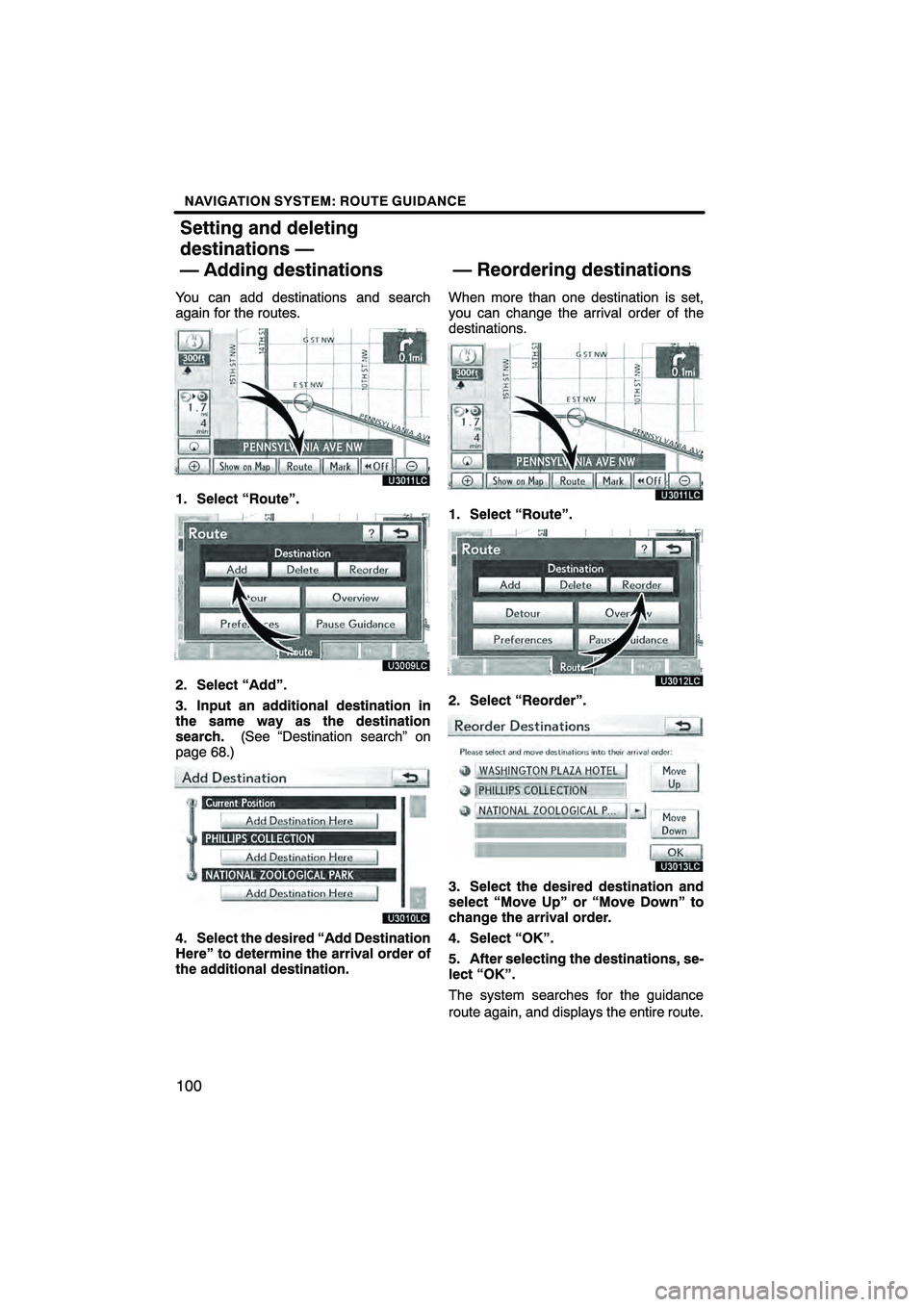 Lexus HS250h 2010  Navigation Manual 