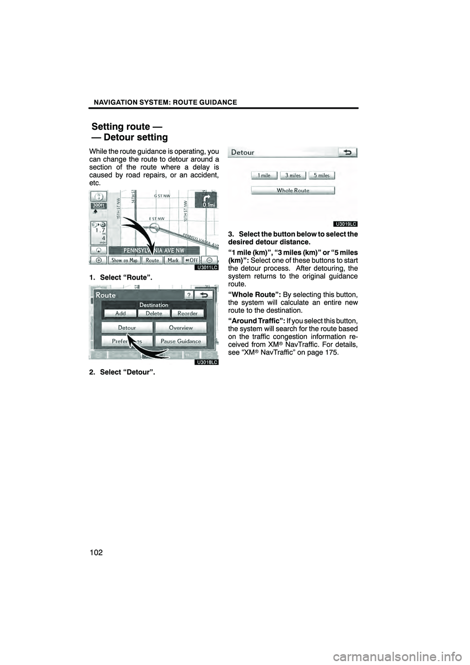 Lexus HS250h 2010  Navigation Manual 