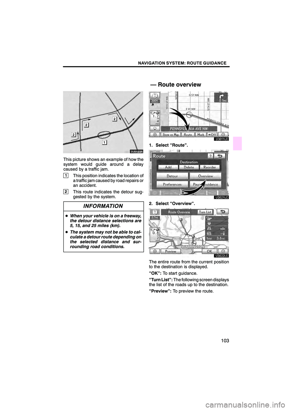 Lexus HS250h 2010  Navigation Manual 