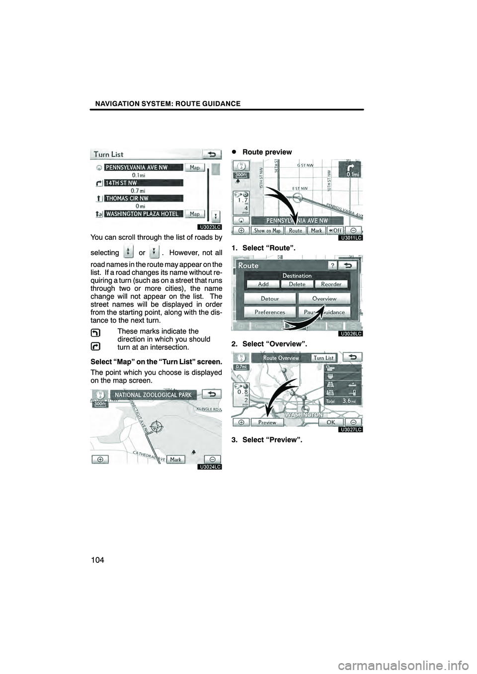 Lexus HS250h 2010  Navigation Manual 