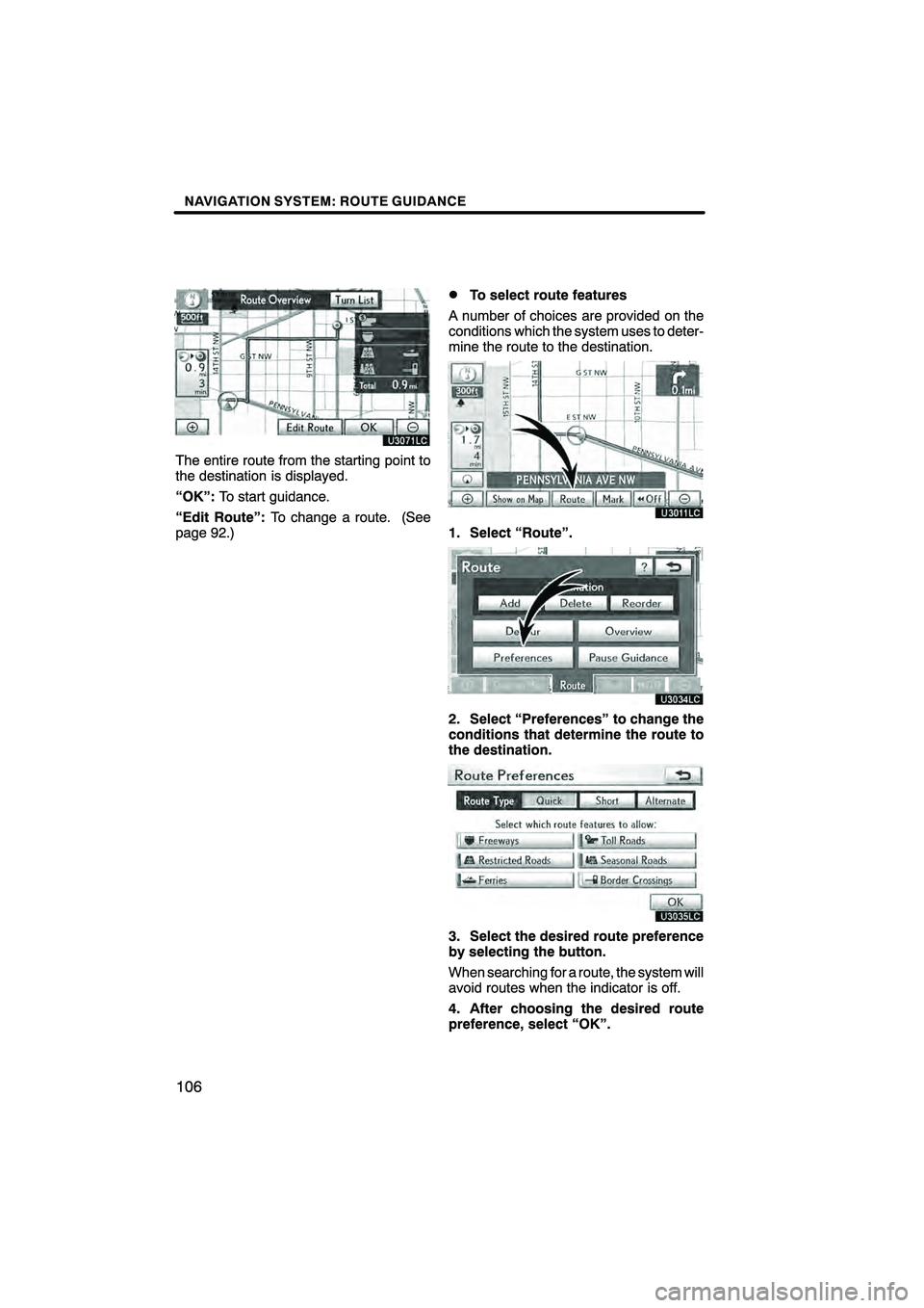 Lexus HS250h 2010  Navigation Manual 