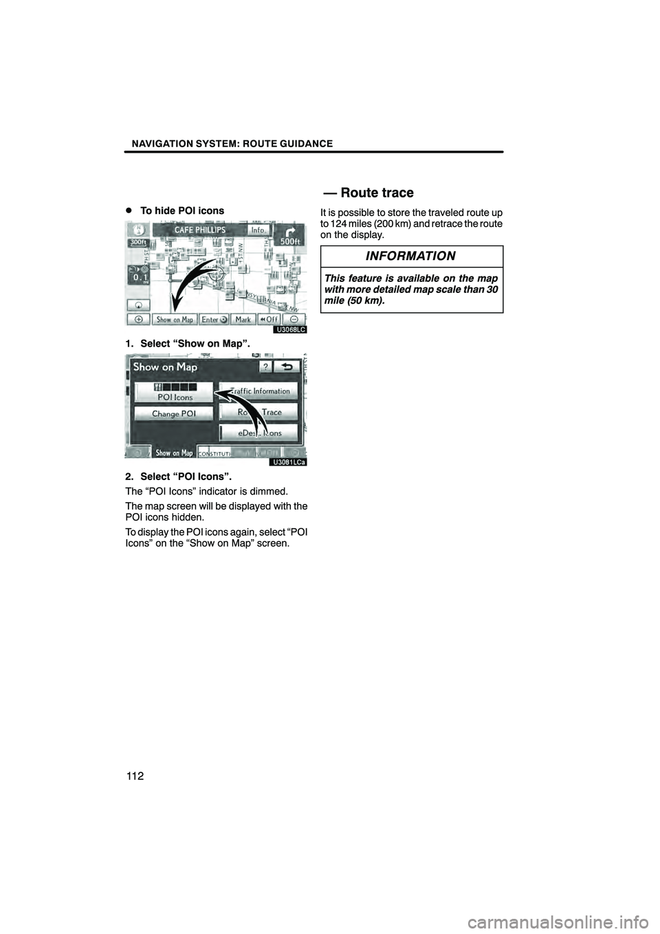 Lexus HS250h 2010  Navigation Manual 