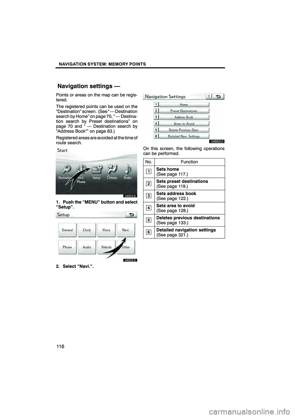 Lexus HS250h 2010  Navigation Manual 