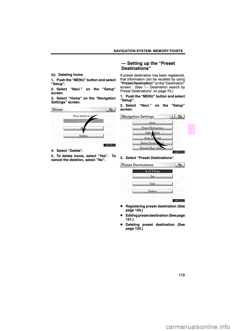 Lexus HS250h 2010  Navigation Manual 