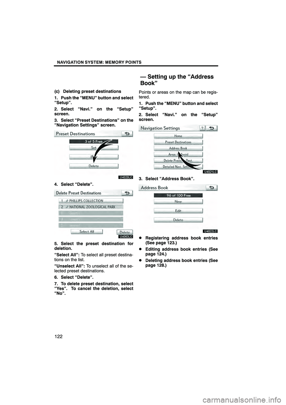 Lexus HS250h 2010  Navigation Manual 