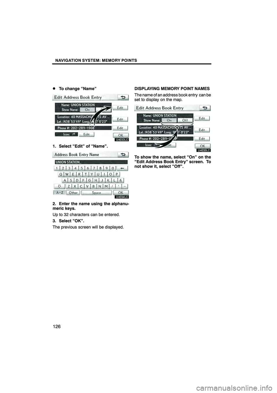 Lexus HS250h 2010  Navigation Manual 