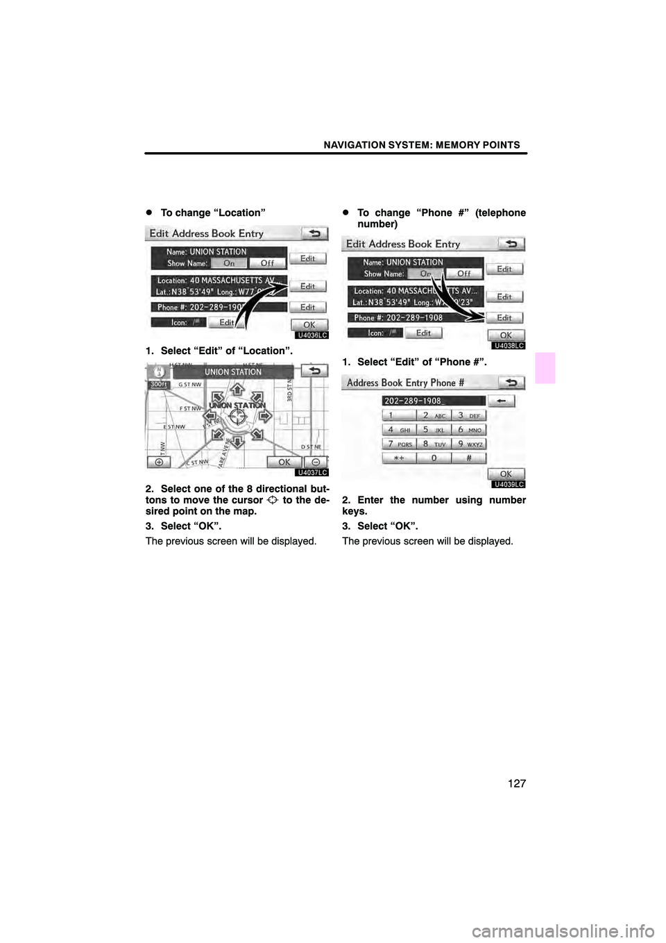 Lexus HS250h 2010  Navigation Manual 
