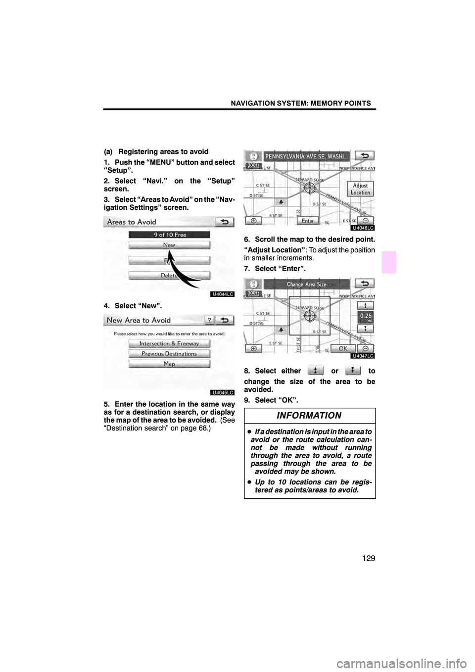 Lexus HS250h 2010  Navigation Manual 