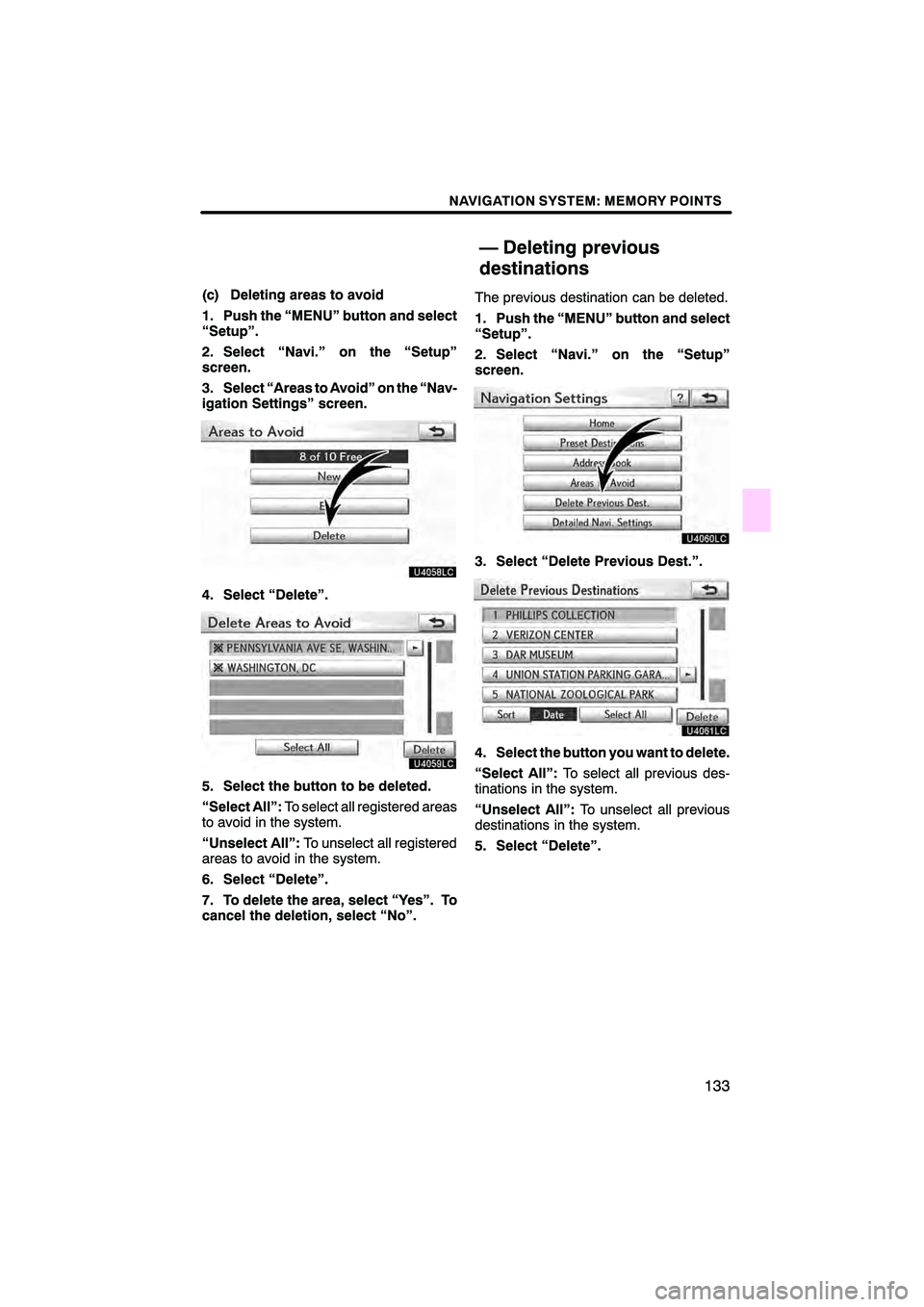 Lexus HS250h 2010  Navigation Manual 
