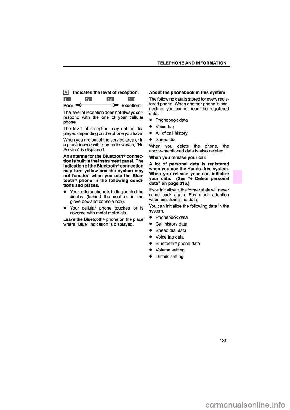 Lexus HS250h 2010  Navigation Manual 
