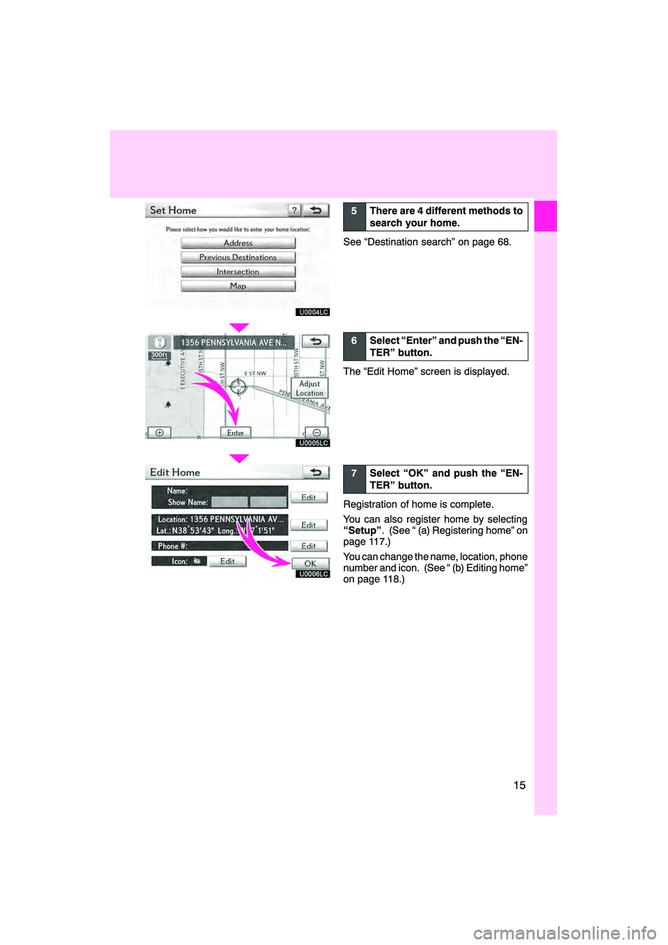 Lexus HS250h 2010  Navigation Manual 