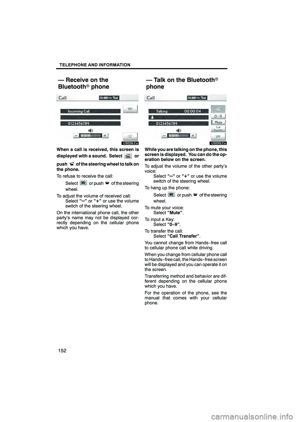 Lexus HS250h 2010  Navigation Manual 