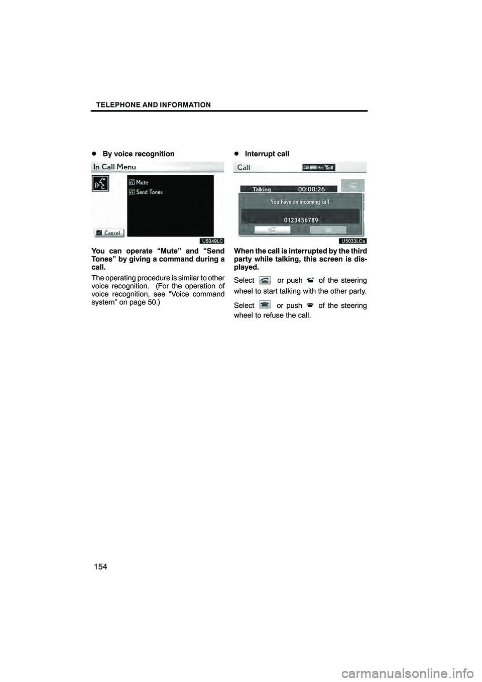 Lexus HS250h 2010  Navigation Manual 