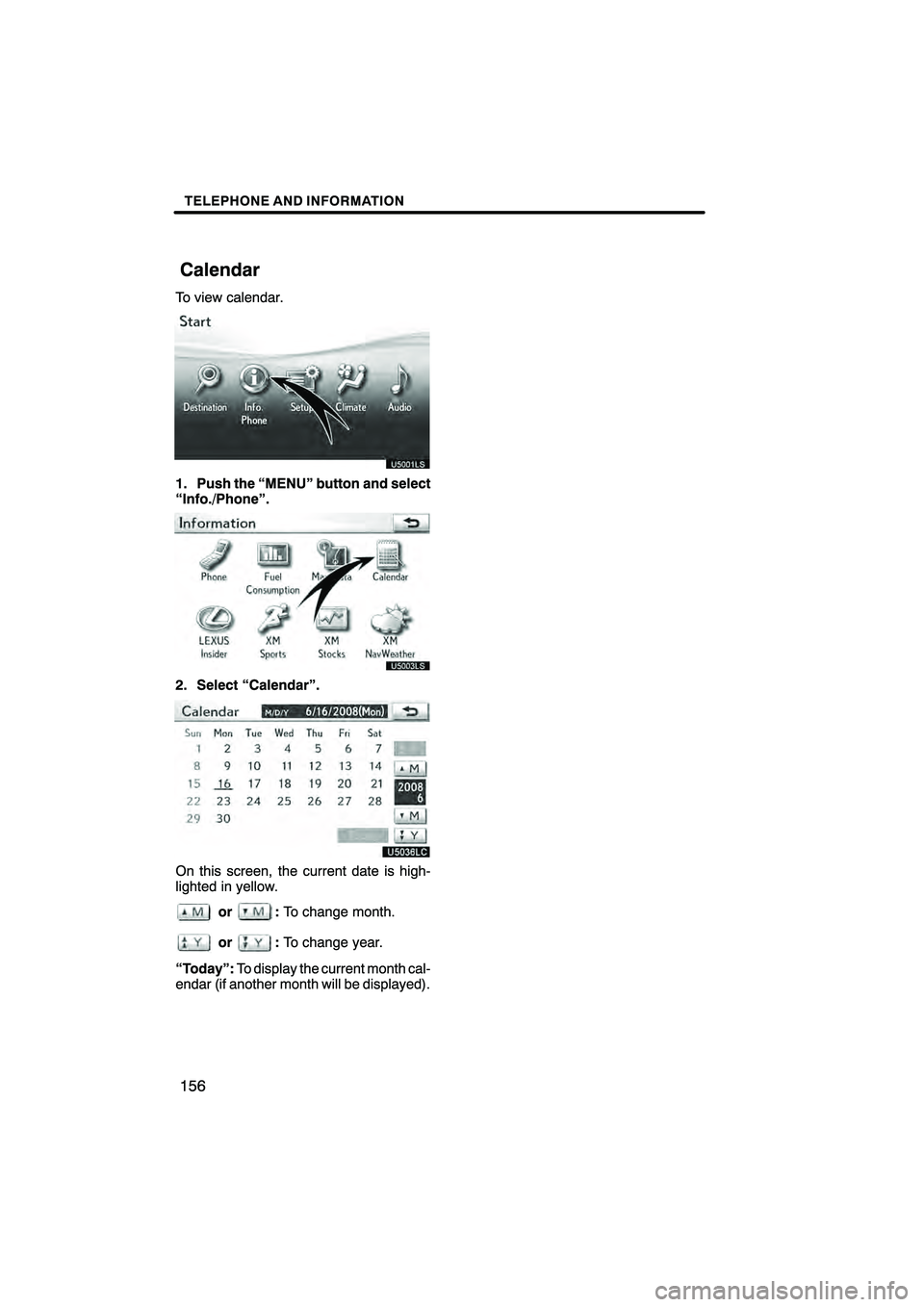 Lexus HS250h 2010  Navigation Manual 