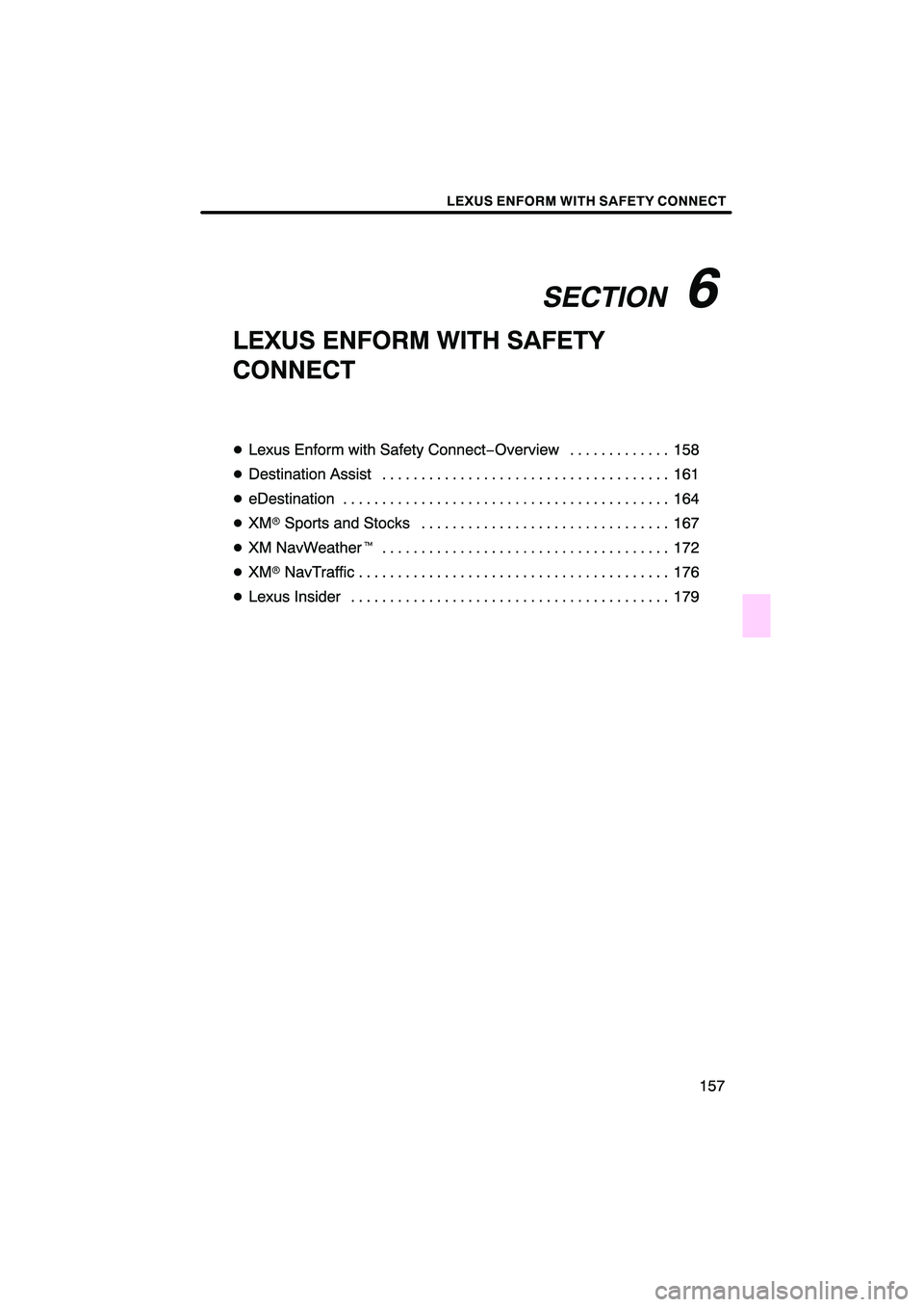 Lexus HS250h 2010  Navigation Manual 