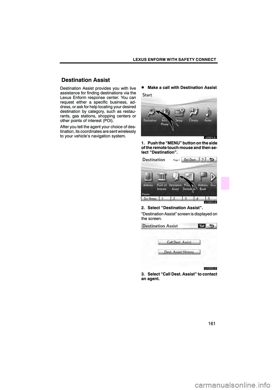 Lexus HS250h 2010  Navigation Manual 