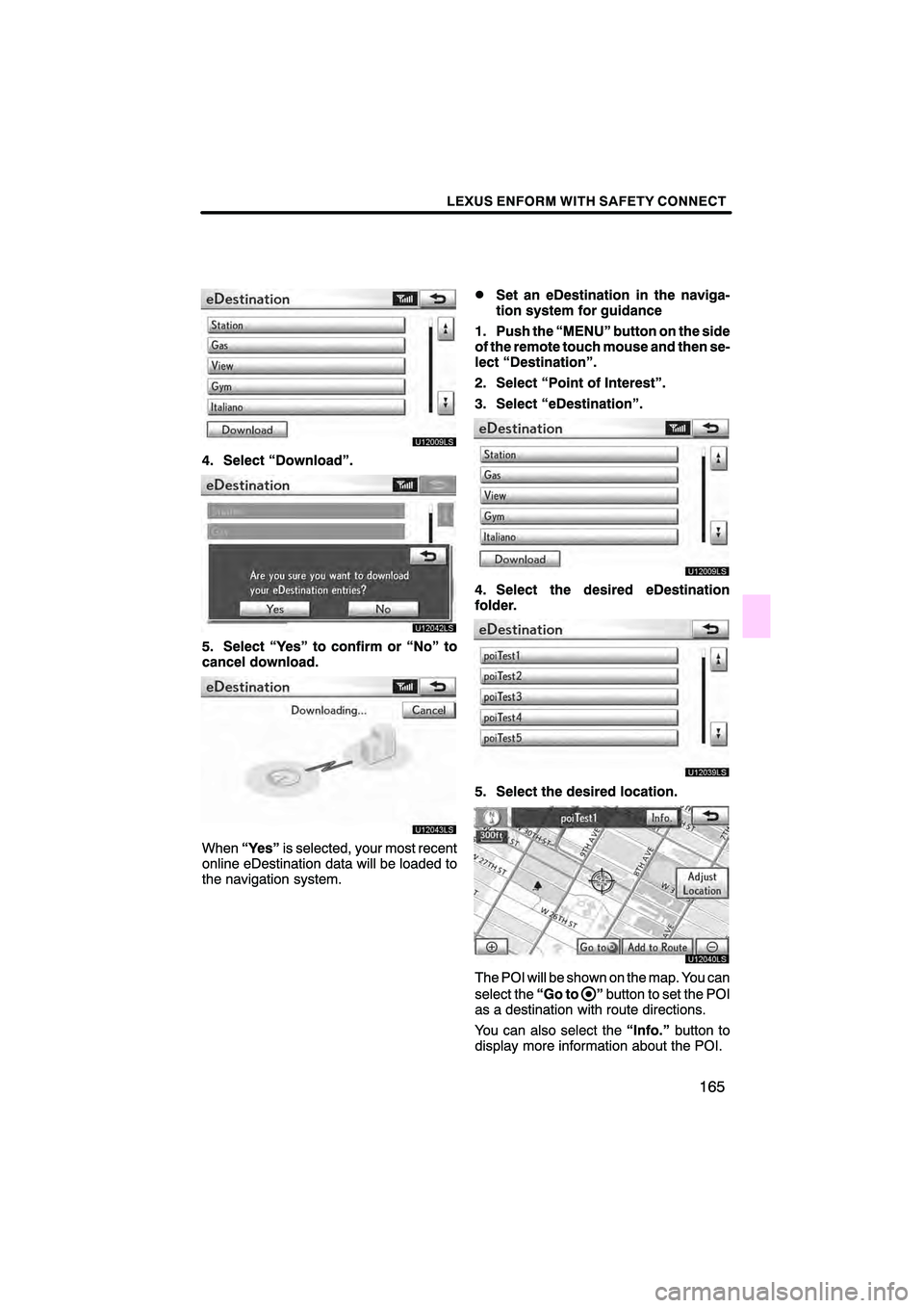 Lexus HS250h 2010  Navigation Manual 