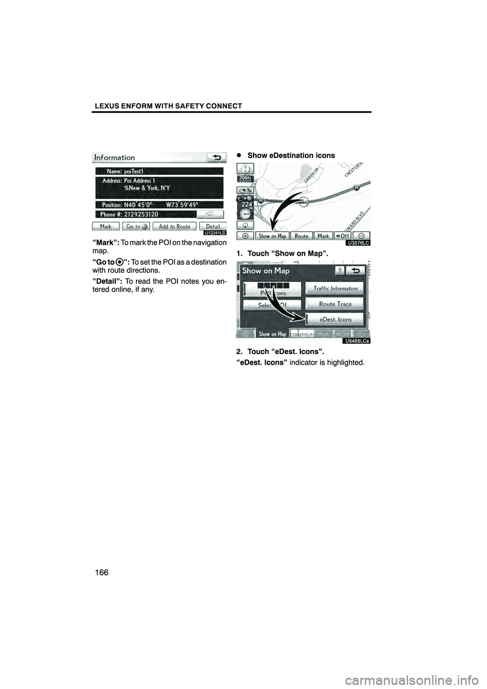 Lexus HS250h 2010  Navigation Manual 