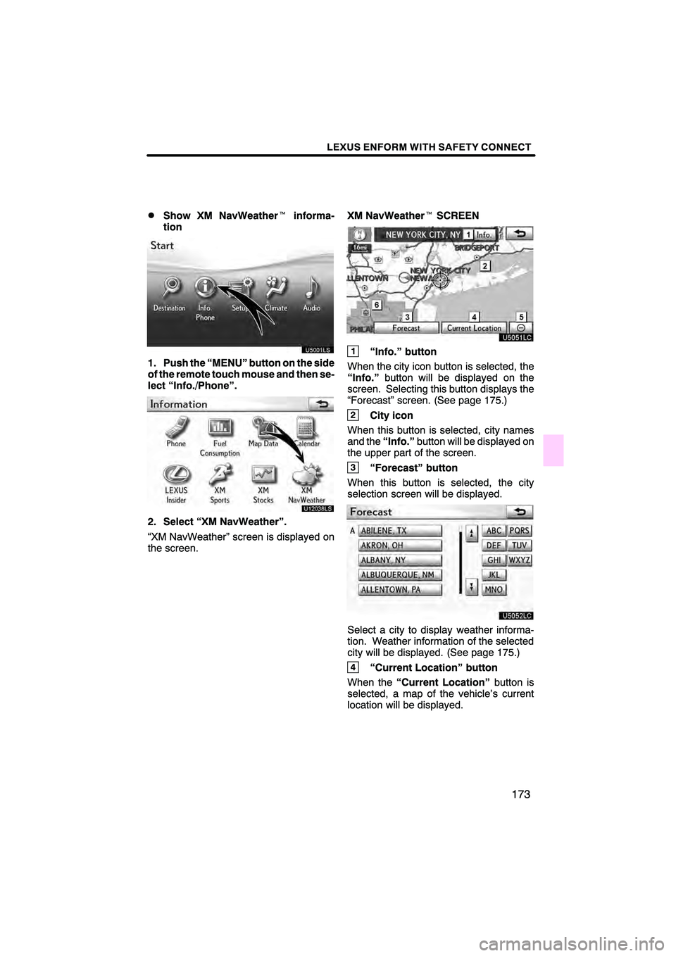 Lexus HS250h 2010  Navigation Manual 