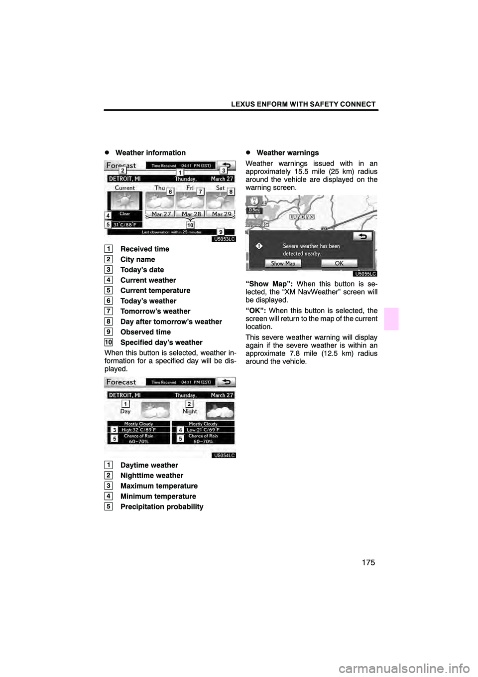 Lexus HS250h 2010  Navigation Manual 