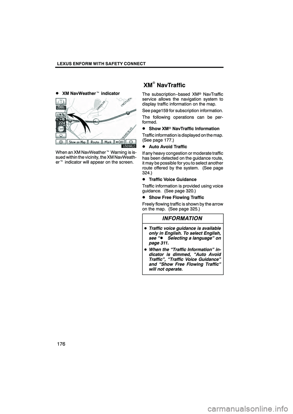Lexus HS250h 2010  Navigation Manual 