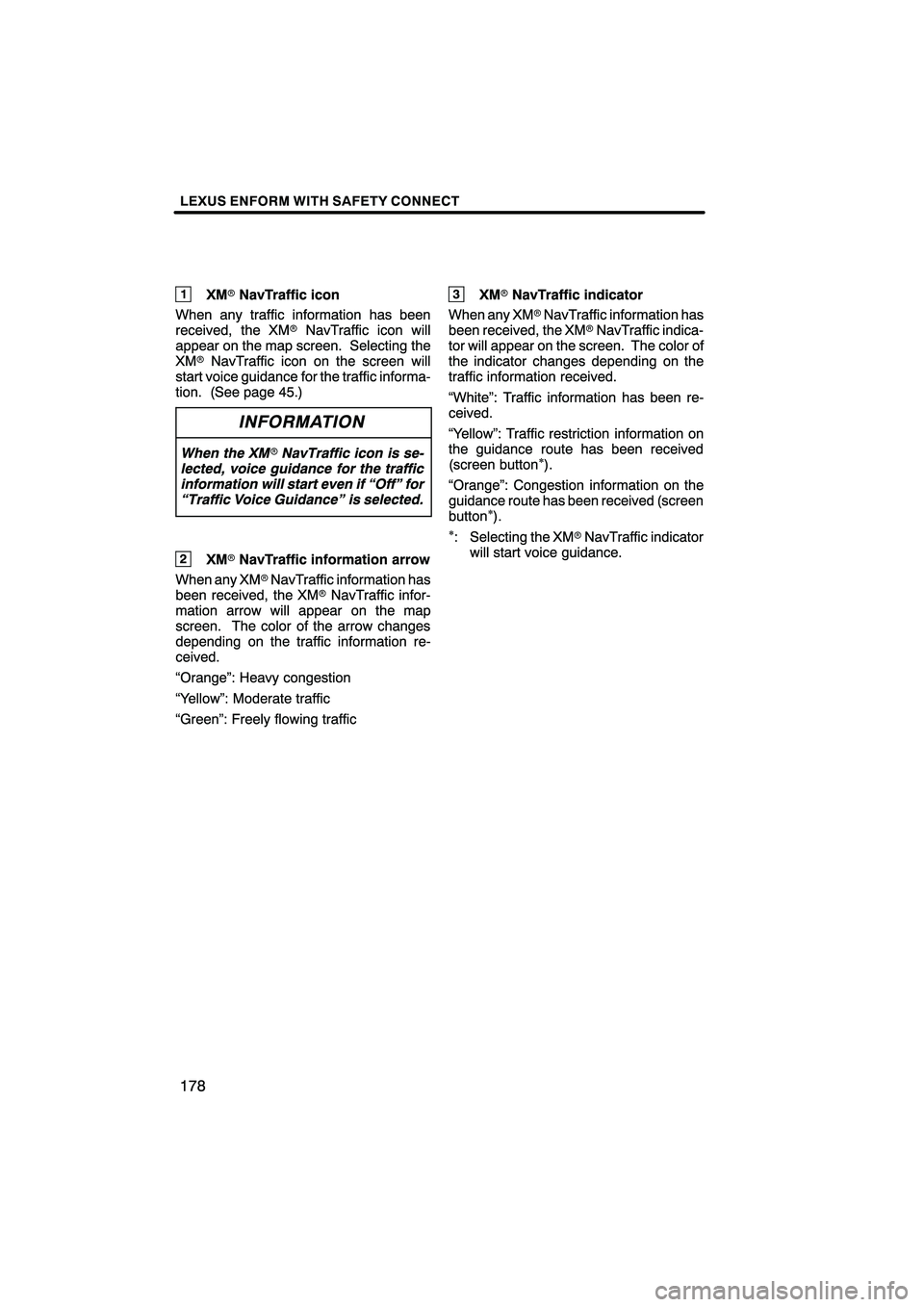 Lexus HS250h 2010  Navigation Manual 