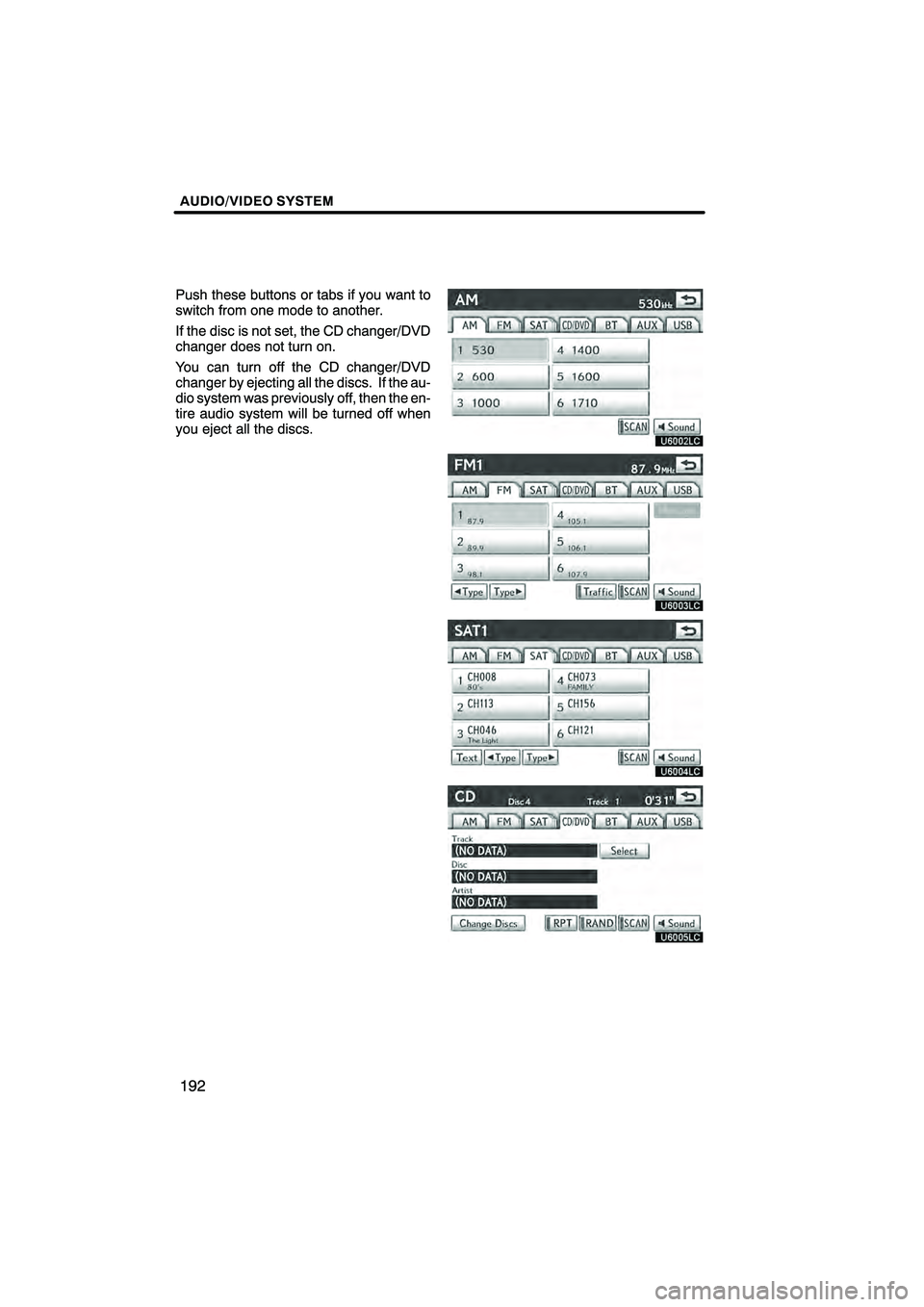 Lexus HS250h 2010  Navigation Manual 