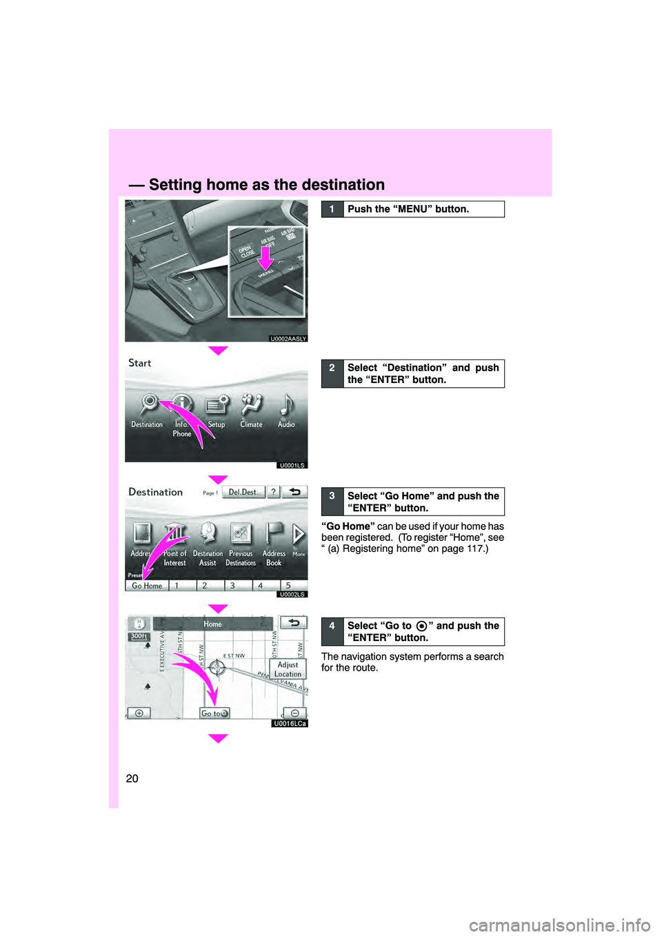 Lexus HS250h 2010  Navigation Manual 