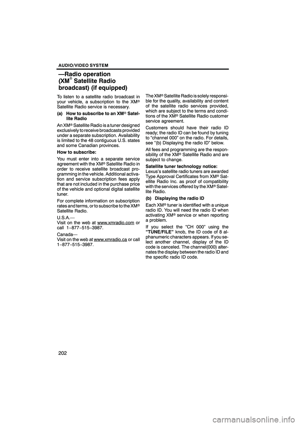 Lexus HS250h 2010  Navigation Manual 