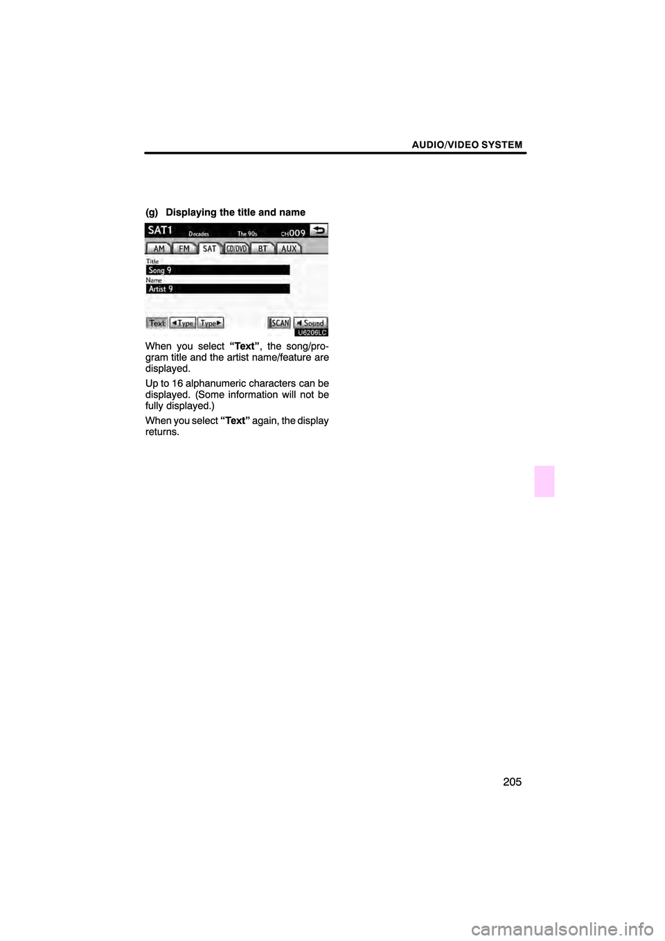 Lexus HS250h 2010  Navigation Manual 