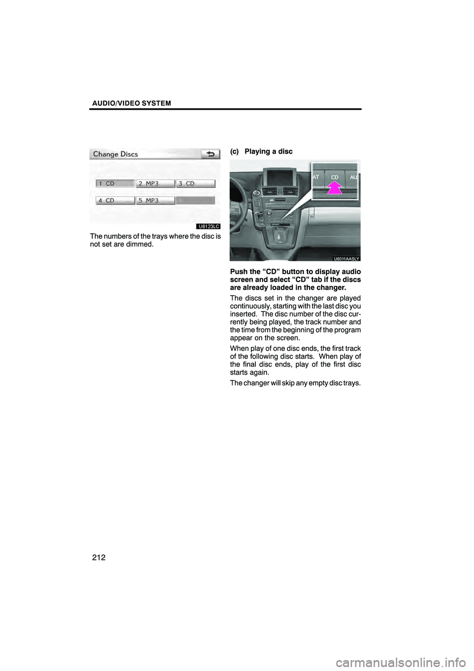 Lexus HS250h 2010  Navigation Manual 