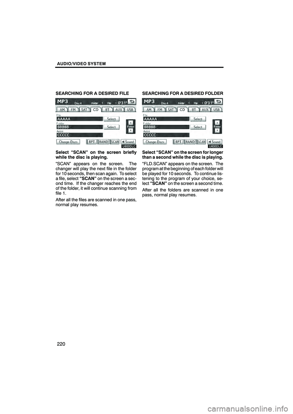Lexus HS250h 2010  Navigation Manual 