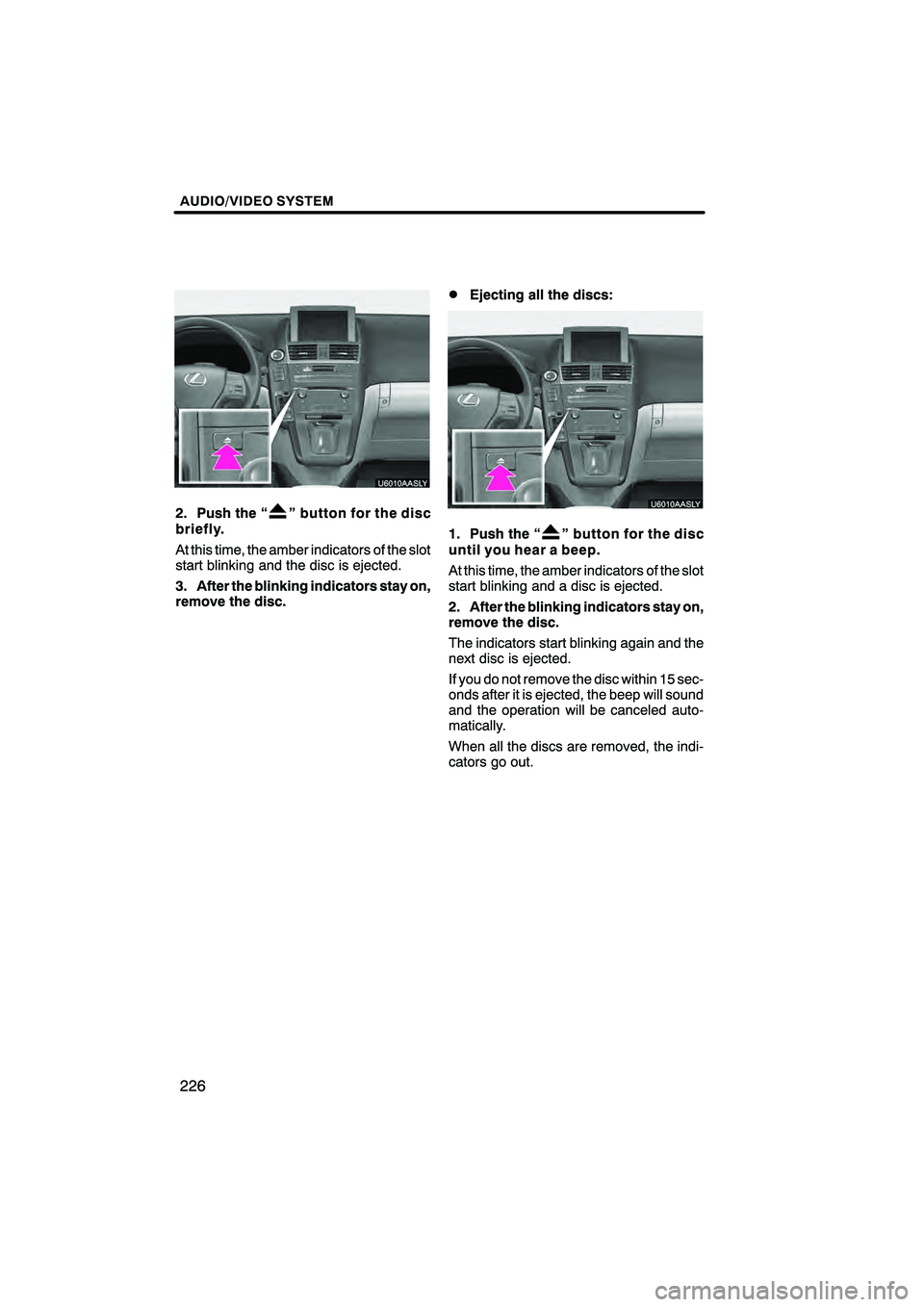 Lexus HS250h 2010  Navigation Manual 