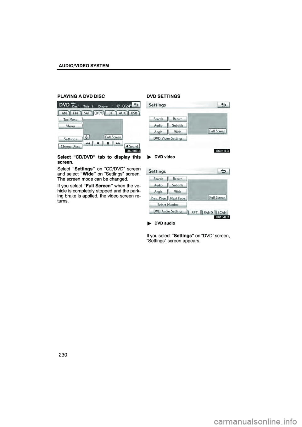 Lexus HS250h 2010  Navigation Manual 