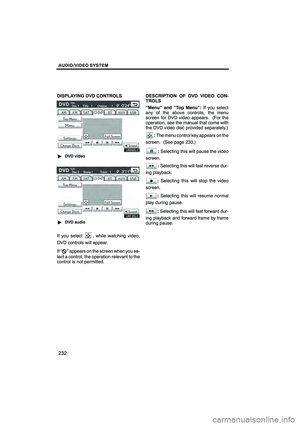 Lexus HS250h 2010  Navigation Manual 