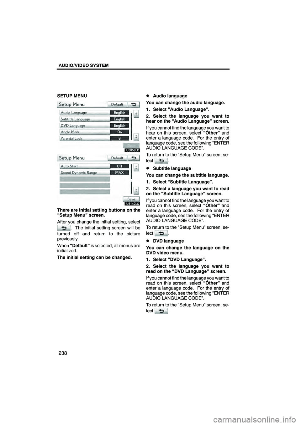 Lexus HS250h 2010  Navigation Manual 