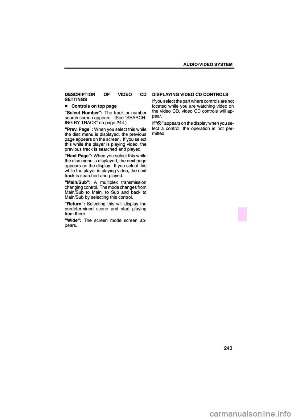 Lexus HS250h 2010  Navigation Manual 