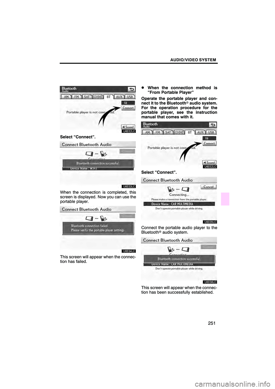 Lexus HS250h 2010  Navigation Manual 