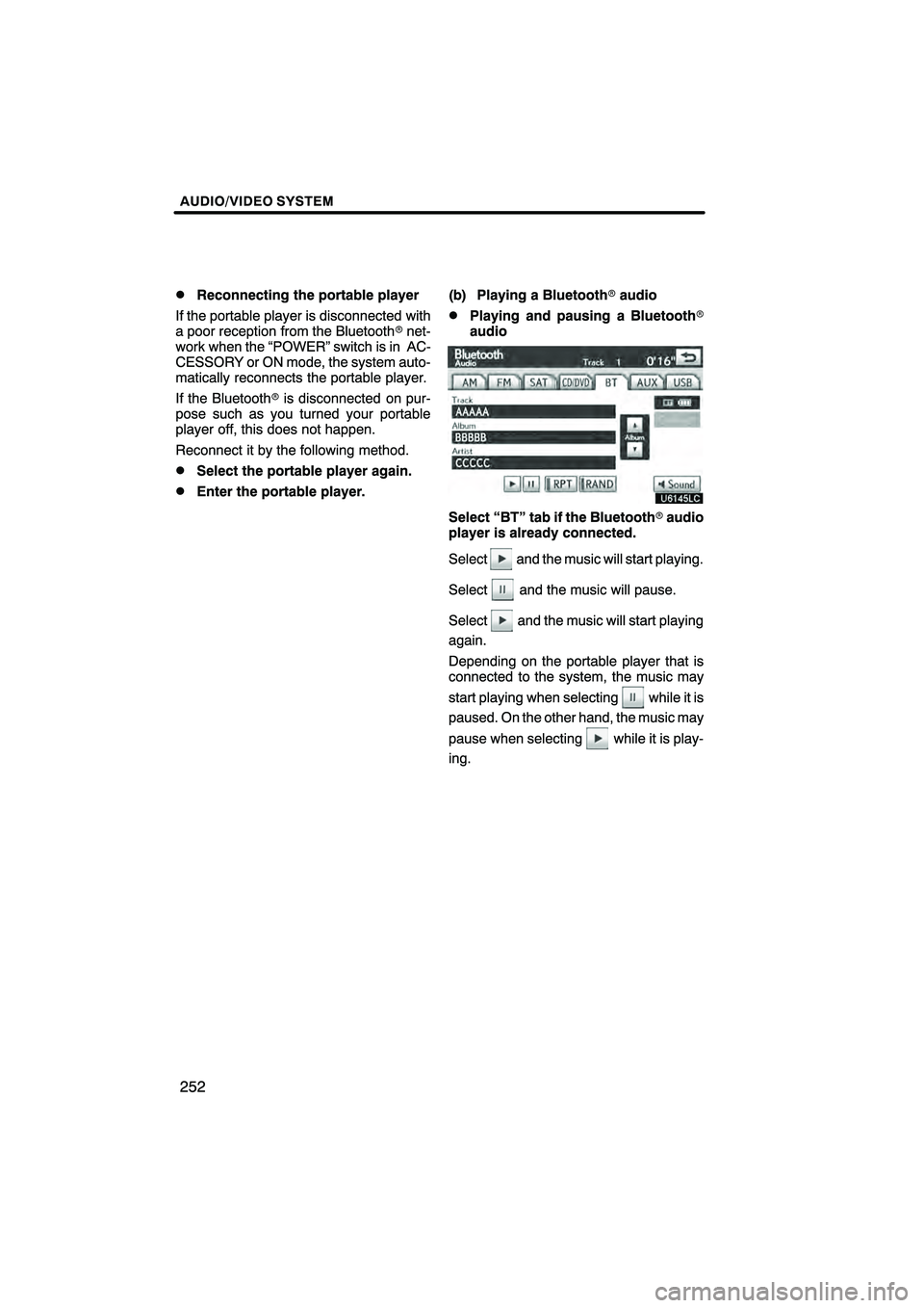 Lexus HS250h 2010  Navigation Manual 