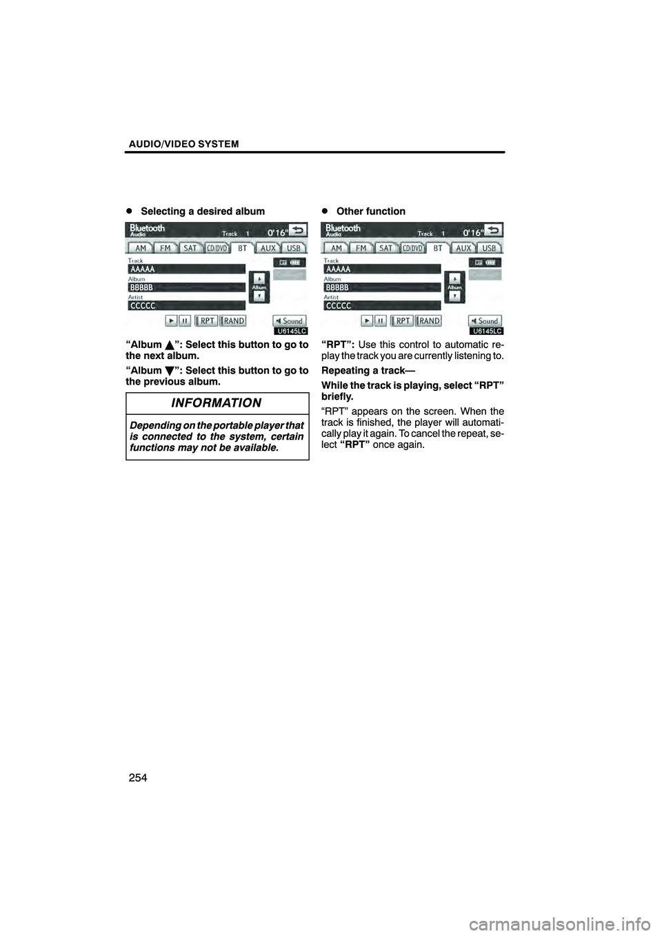 Lexus HS250h 2010  Navigation Manual 