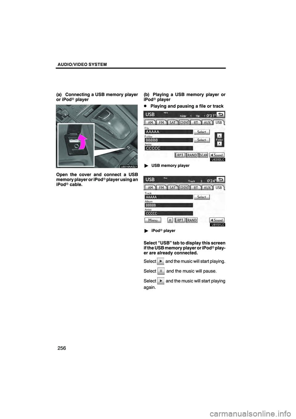 Lexus HS250h 2010  Navigation Manual 