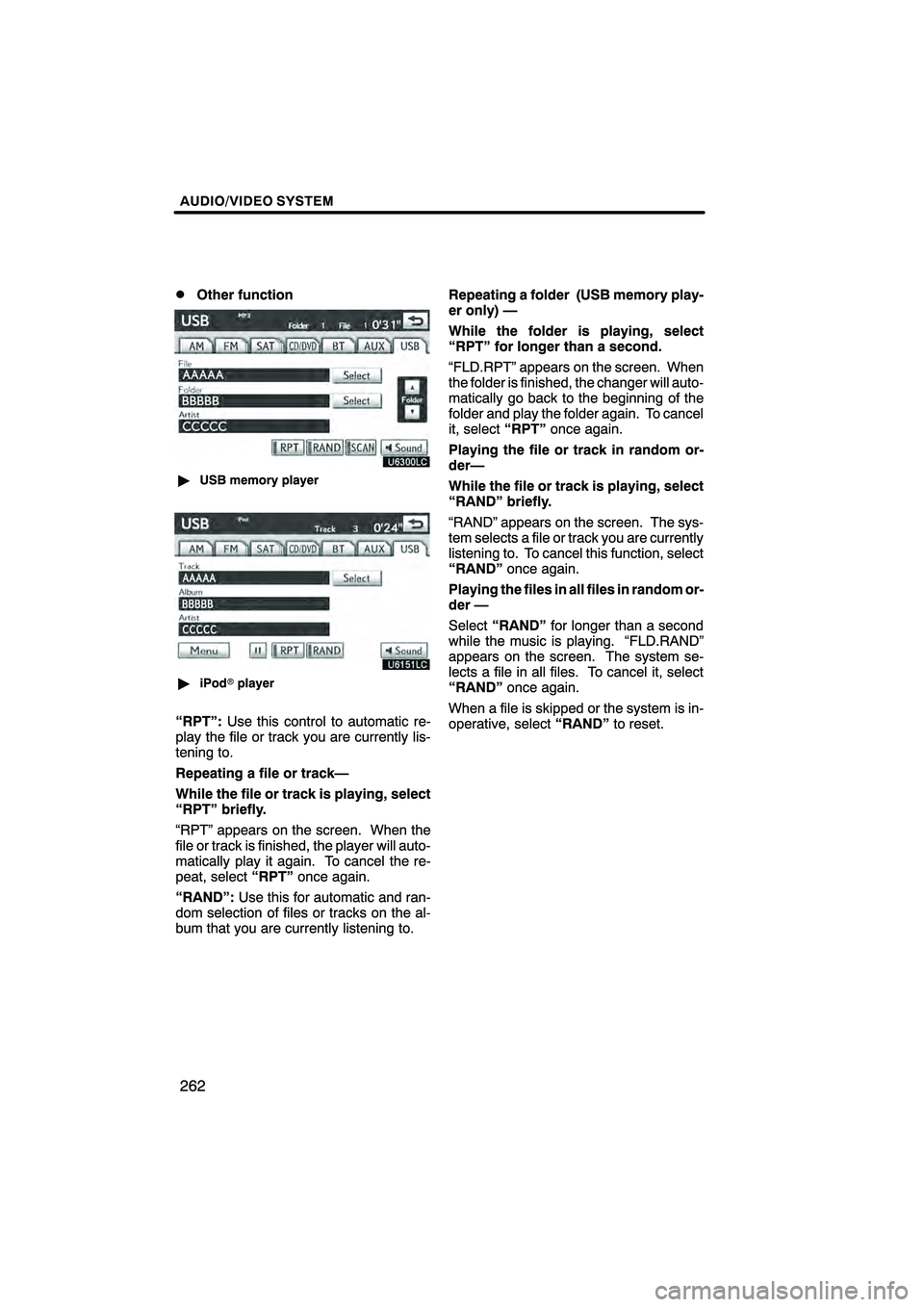 Lexus HS250h 2010  Navigation Manual 