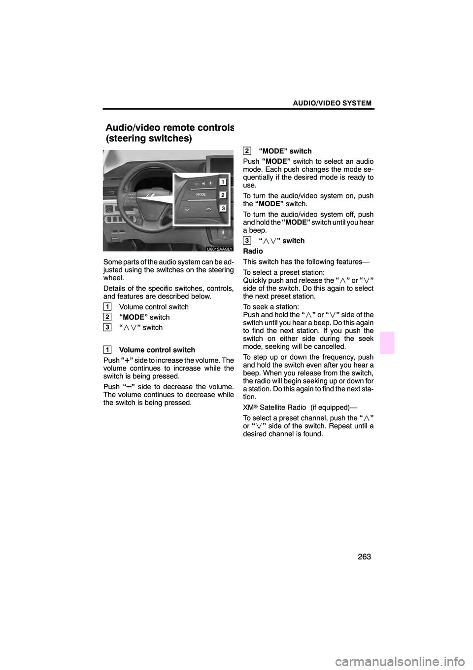 Lexus HS250h 2010  Navigation Manual 