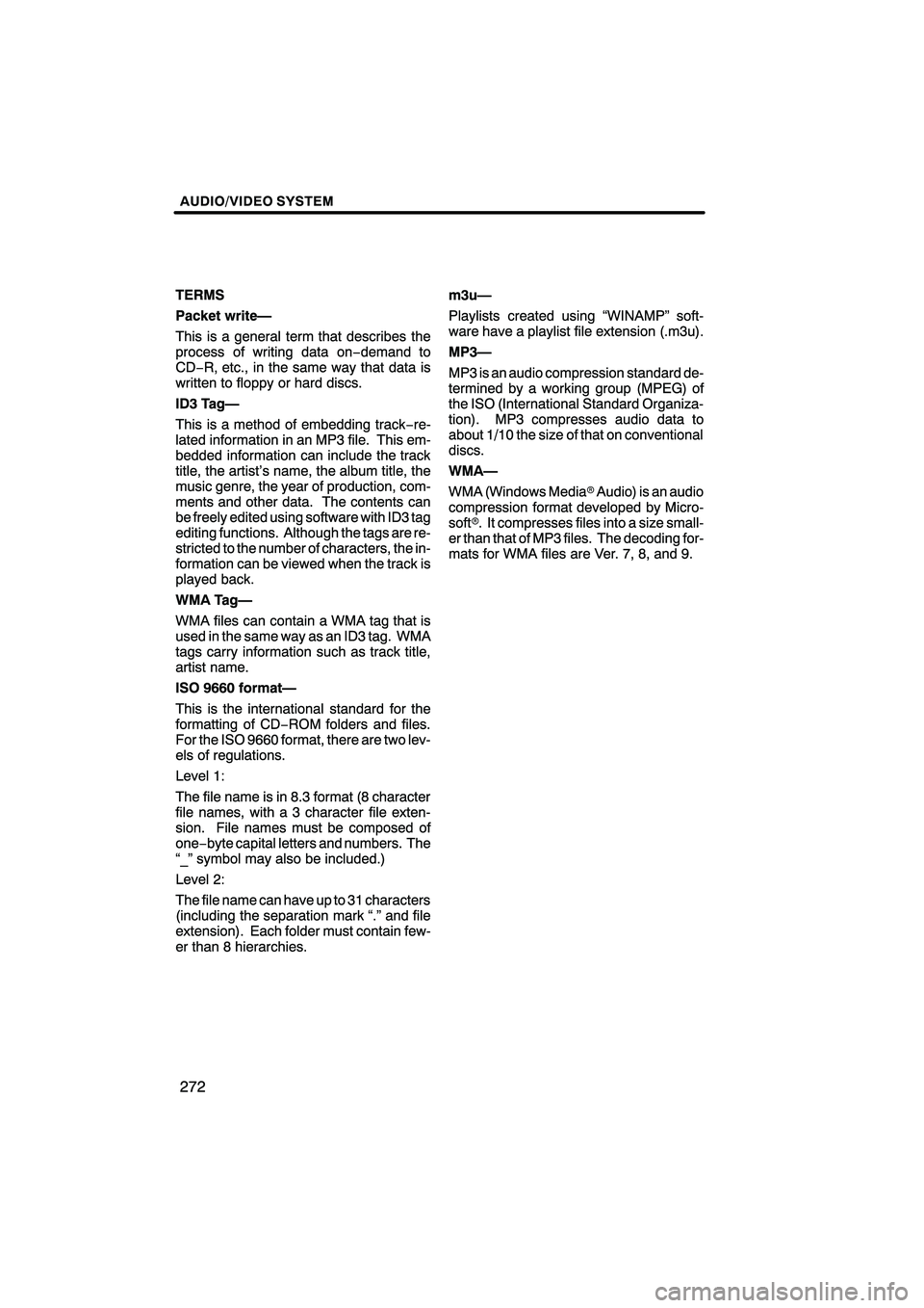 Lexus HS250h 2010  Navigation Manual 