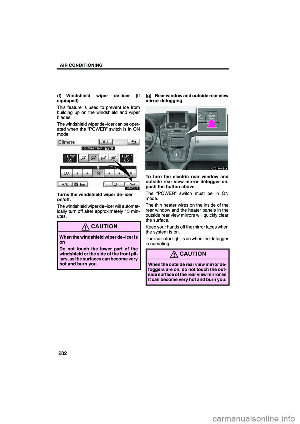 Lexus HS250h 2010  Navigation Manual 