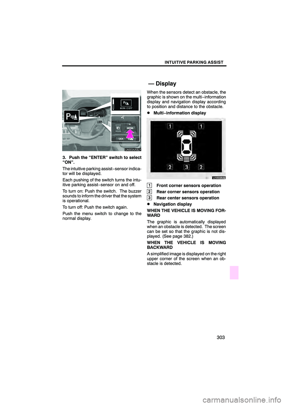 Lexus HS250h 2010  Navigation Manual 