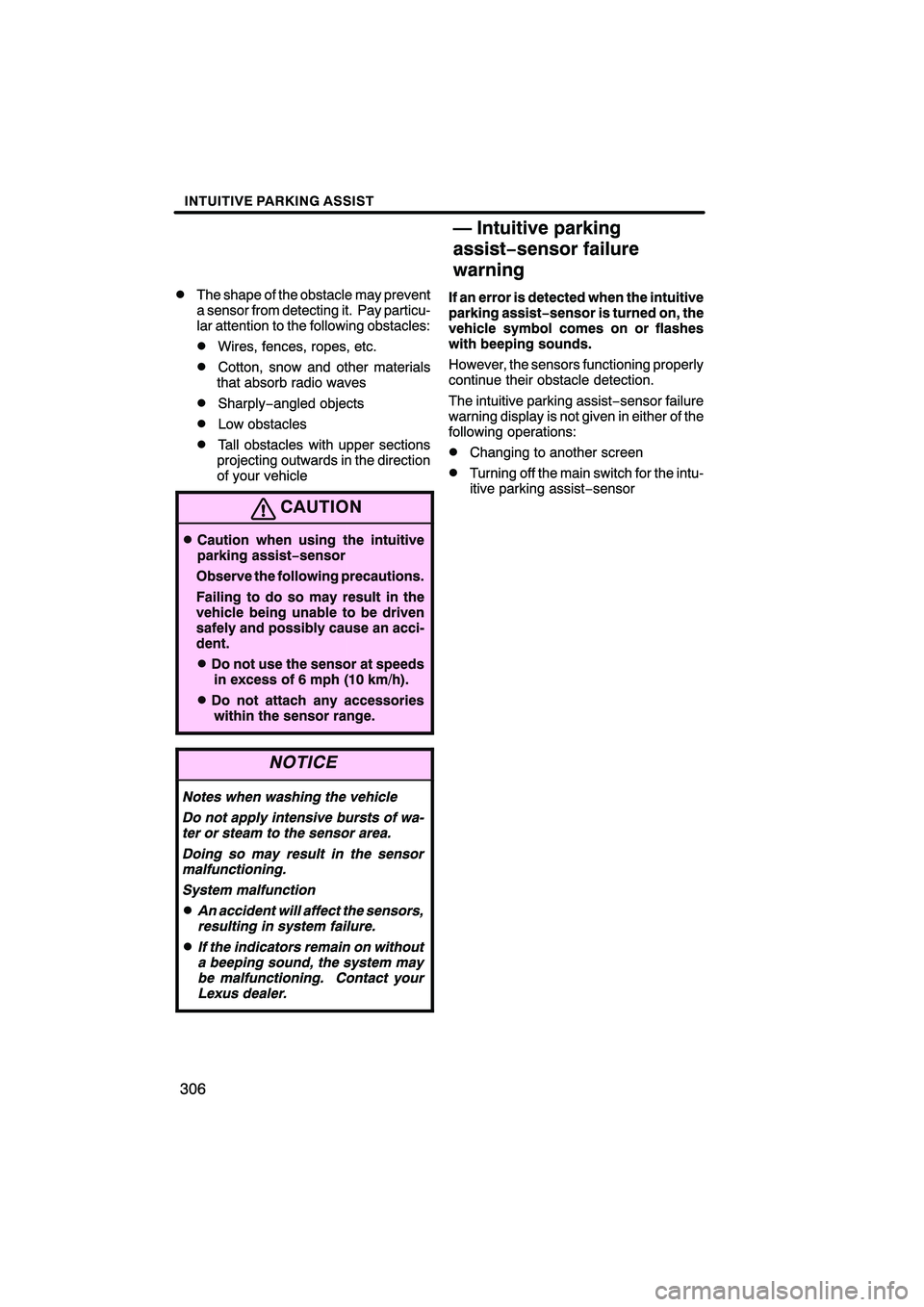 Lexus HS250h 2010  Navigation Manual 