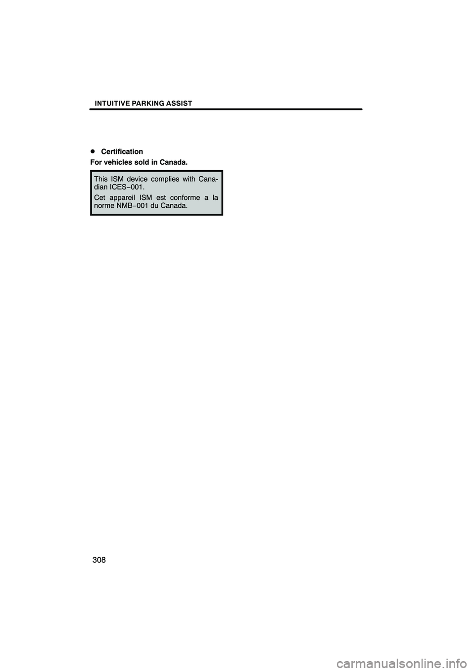 Lexus HS250h 2010  Navigation Manual 