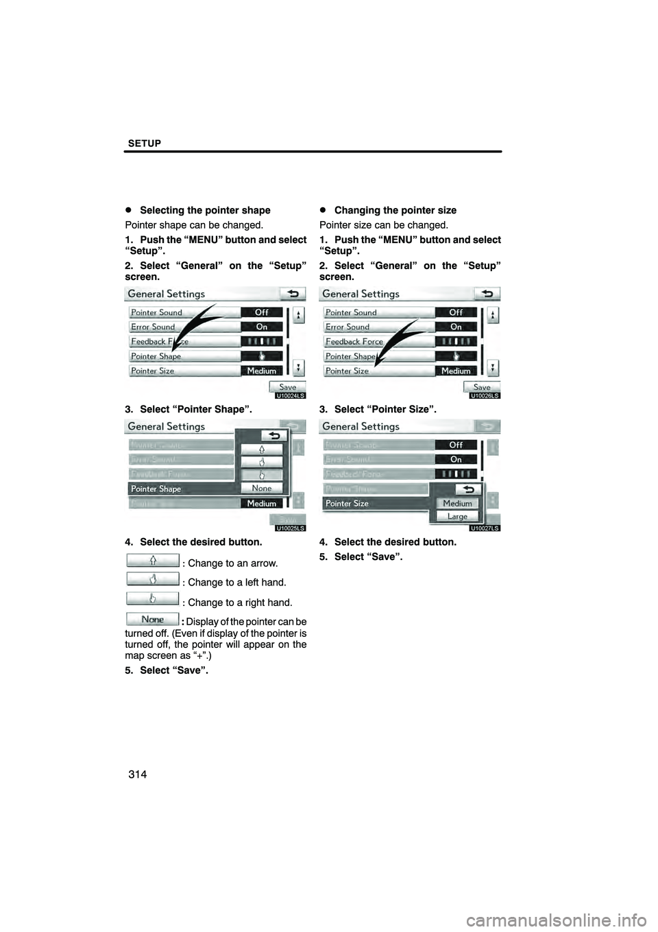 Lexus HS250h 2010  Navigation Manual 