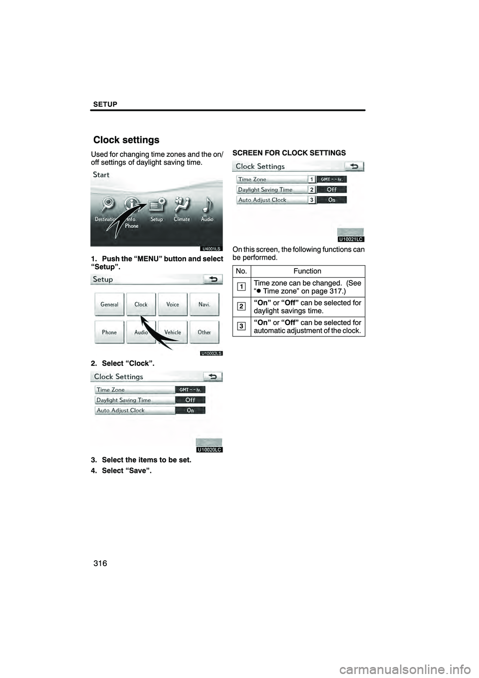 Lexus HS250h 2010  Navigation Manual 